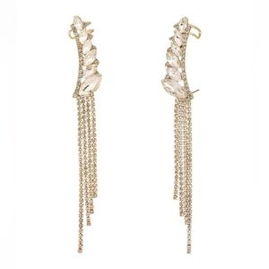 Aaliyah Dangle Earrings with Cuff